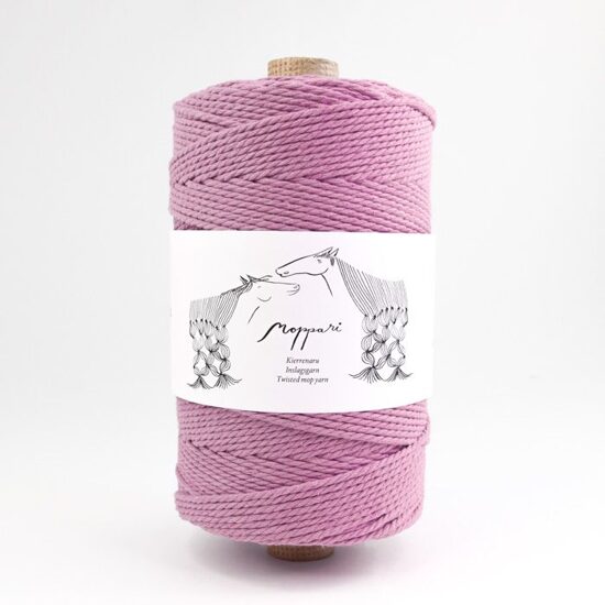 3-pavedienu vīta aukla 3mm, violeta